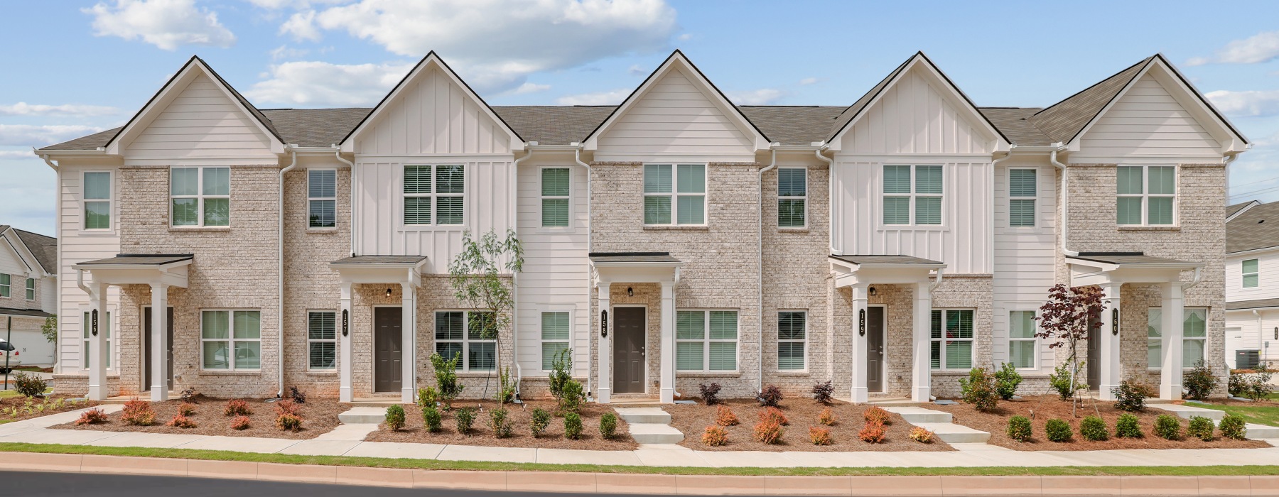row of townhomes 