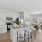 spacious kitchen with granite countertops and stainless steel appliances