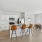 Kitchen with seating are